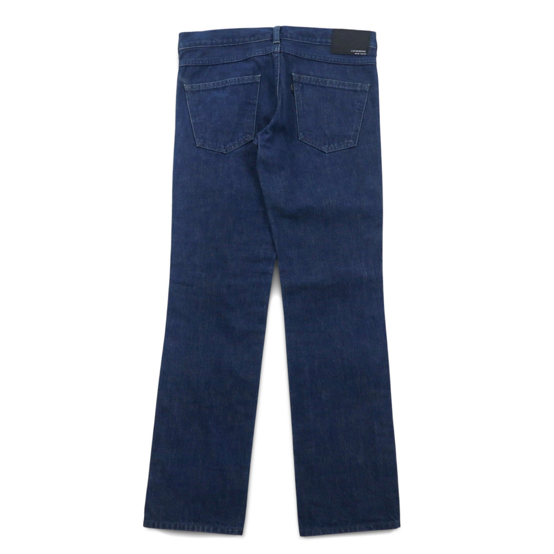 LAD MUSICIAN 5-pocket denim pants L Indigo Blue Zipper fly Made in Japan
