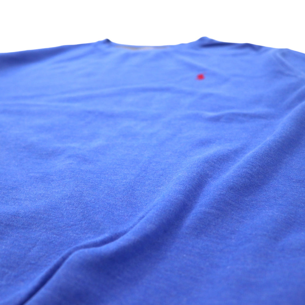 POLO RALPH LAUREN パフォーマンス スウェット L ブルー コットン PERFORMANCE スモールポニー刺繍