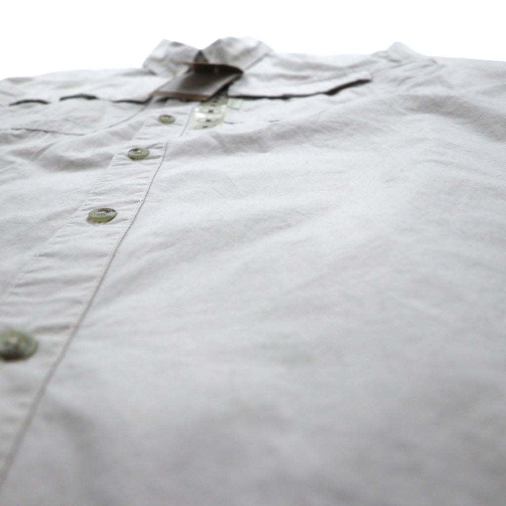 Columbia 半袖 ボタンダウン フィッシングシャツ M ベージュ ポリエステル Marquam Trail S/S Shirt AM7240 スリランカ製 未使用品