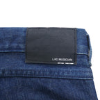 LAD MUSICIAN 5-pocket denim pants L Indigo Blue Zipper fly Made in Japan