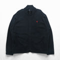 Polo by Ralph Lauren Full-Zip Sweatshirt Jacket XL Black Small Pony Embroidery Big Size