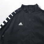adidas TEAM 90s Nylon Jacket Track Jacket Jersey XL Sideline Mesh Liner