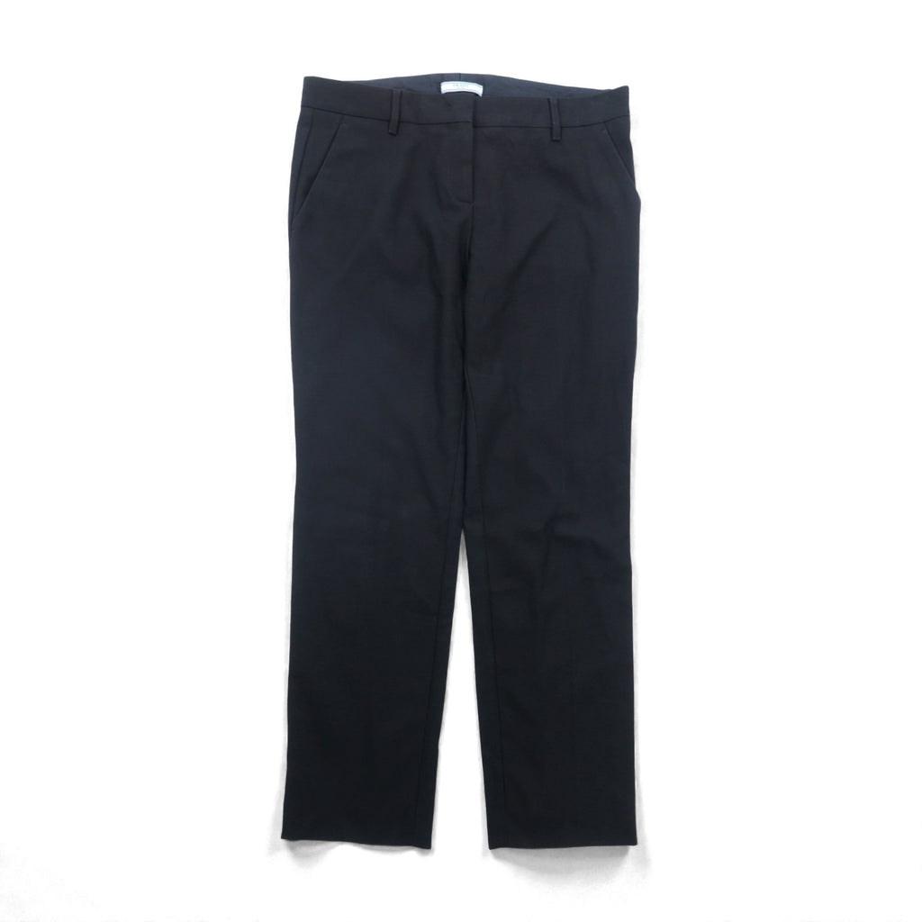PRADA Tapered Slacks L Black Center Crease Made in Romania