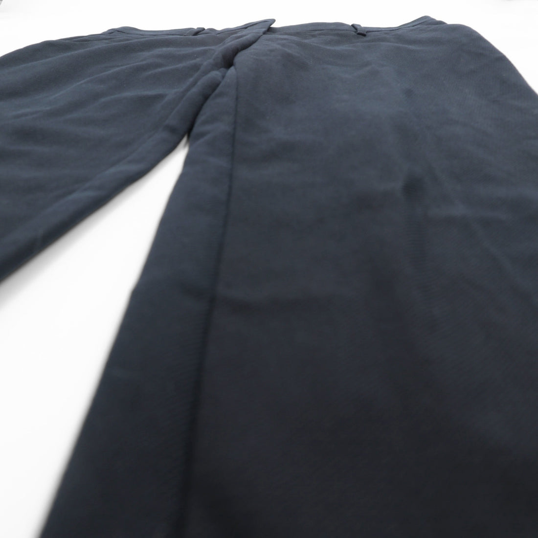PRADA Tapered Slacks L Black Center Crease Made in Romania