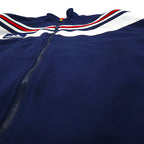 adidas 90s Descente Track Jersey Set, Size M, Stand Collar, Zippered Hem, and Slits