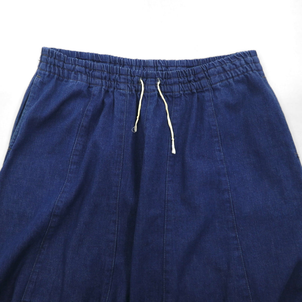 needles リネン デニム ヒザデルパンツ H.D.Pant-Jean S インディゴ ブルー 麻 コットン 日本製