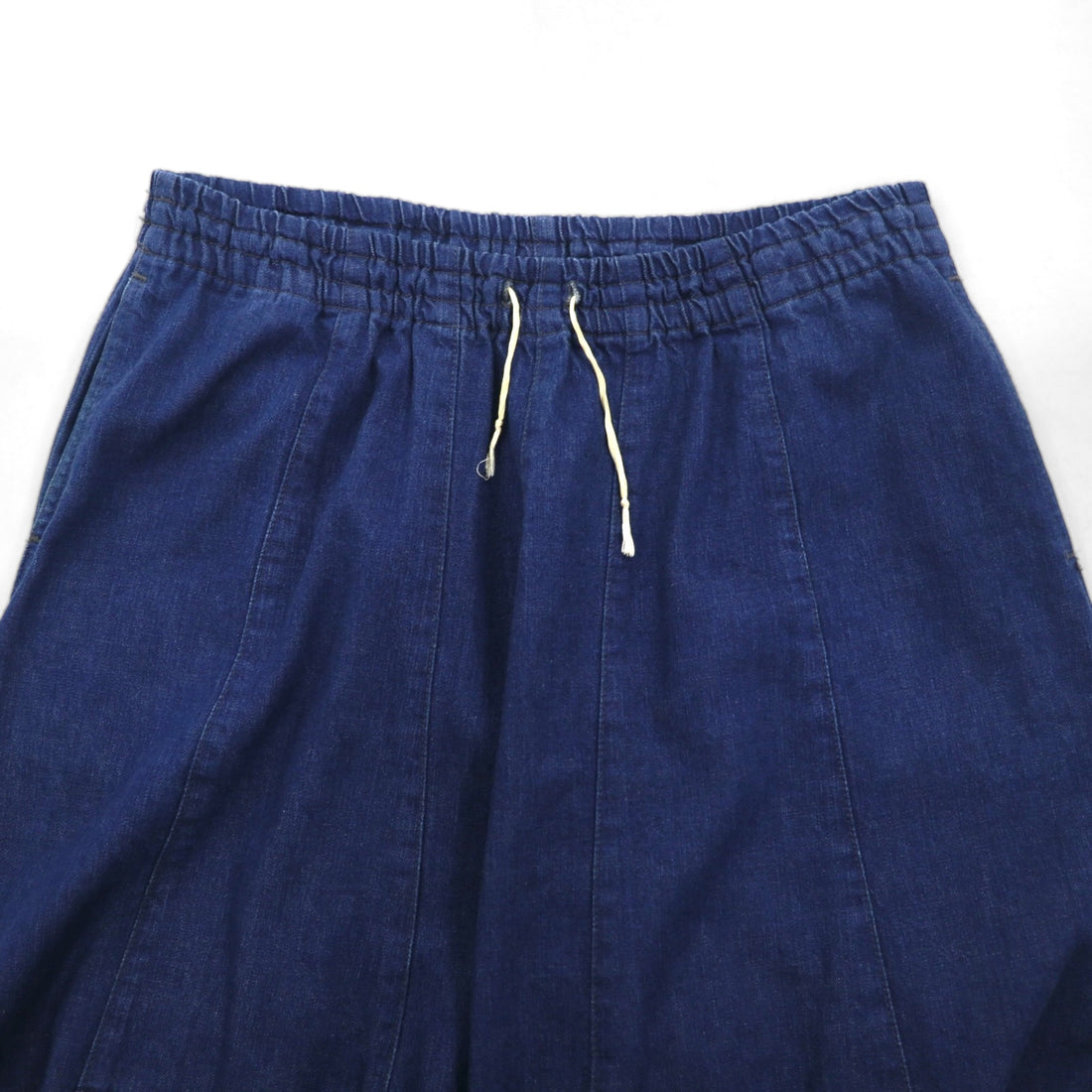 needles リネン デニム ヒザデルパンツ H.D.Pant-Jean S インディゴ ブルー 麻 コットン 日本製
