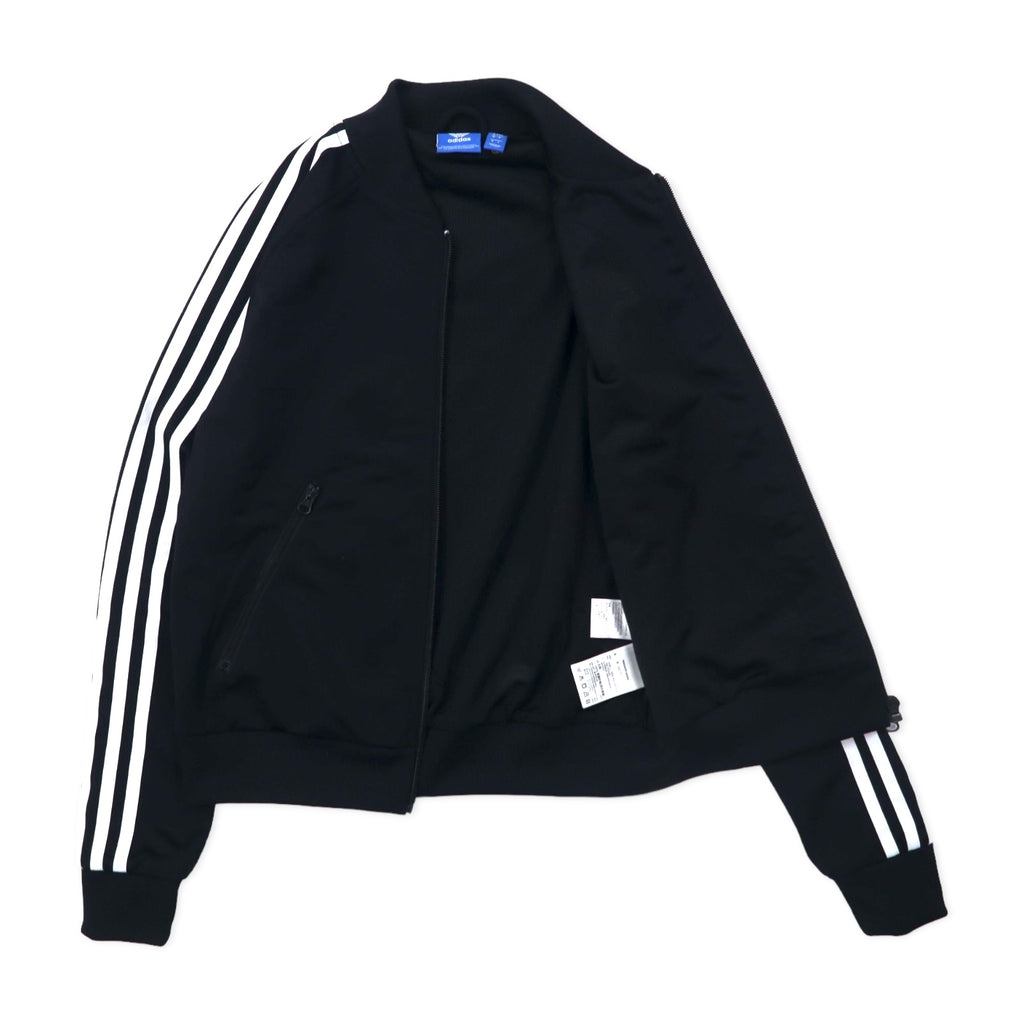 adidas originals Superstar track jacket jersey ATP style S black polyester trefoil logo 3 stripes BK5931