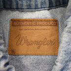 Wrangler 90年代 デニムジャケット Gジャン XL ライトウォッシュ インディゴ ブルー コットン