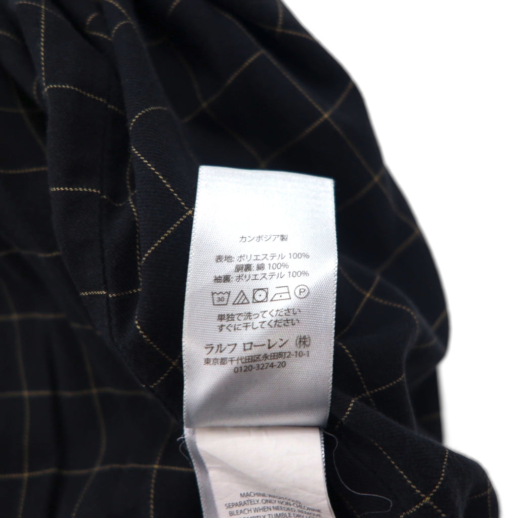 Polo Ralph Lauren Harrington Swing Jacket, Size 2XL, Black, Chin Strap, Small Pony Embroidery