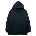 日本然リトテ-古着オンライン-stussy リバースウィーブ REVERSE WEAVE プルオーバー パーカー L ブラック コットン ワンポイントロゴ 刺繍-stussy REVERSE WEAVE Pullover Hoodie L Black Cotton One Point Logo Embroidery