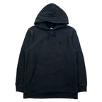 日本然リトテ-古着オンライン-stussy リバースウィーブ REVERSE WEAVE プルオーバー パーカー L ブラック コットン ワンポイントロゴ 刺繍-stussy REVERSE WEAVE Pullover Hoodie L Black Cotton One Point Logo Embroidery