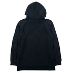 stussy リバースウィーブ REVERSE WEAVE プルオーバー パーカー L ブラック コットン ワンポイントロゴ 刺繍