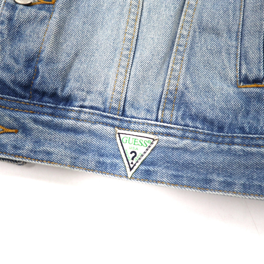 GUESS JEANS Oversized Denim Jacket, G-Jean, M, Blue, Cotton, Back Logo Embroidery, OVERSIZED DENIM JACKET M73XN1R21B5