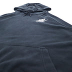 NIKE ルーズフィット プルオーバーパーカー 1X ブラック コットン スウォッシュロゴ Women's Sportswear Rally Hoodie Sz 2X AA0733-010
