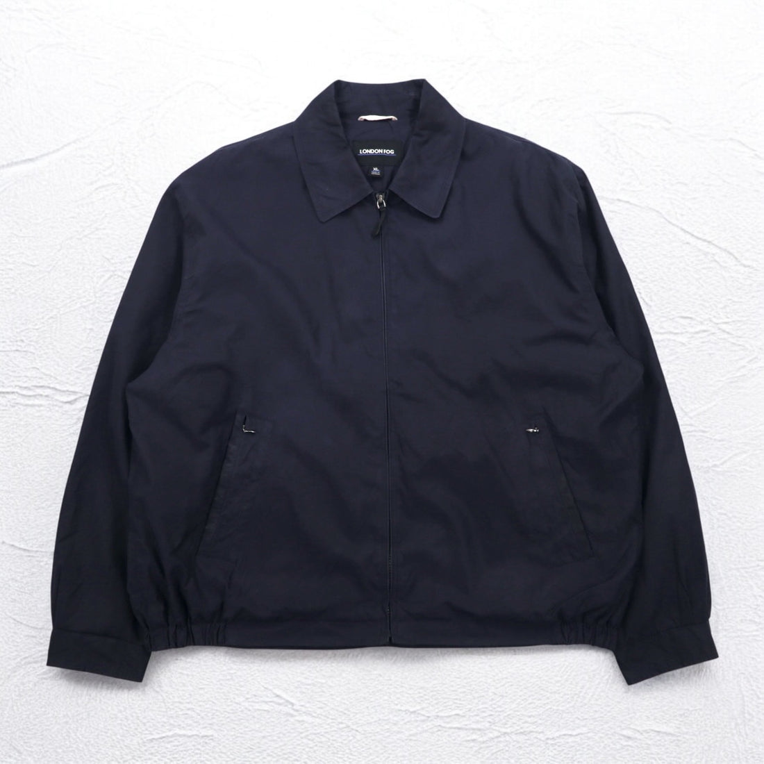 LONDON FOG Swing Top Harrington Jacket XL Navy Mesh Liner