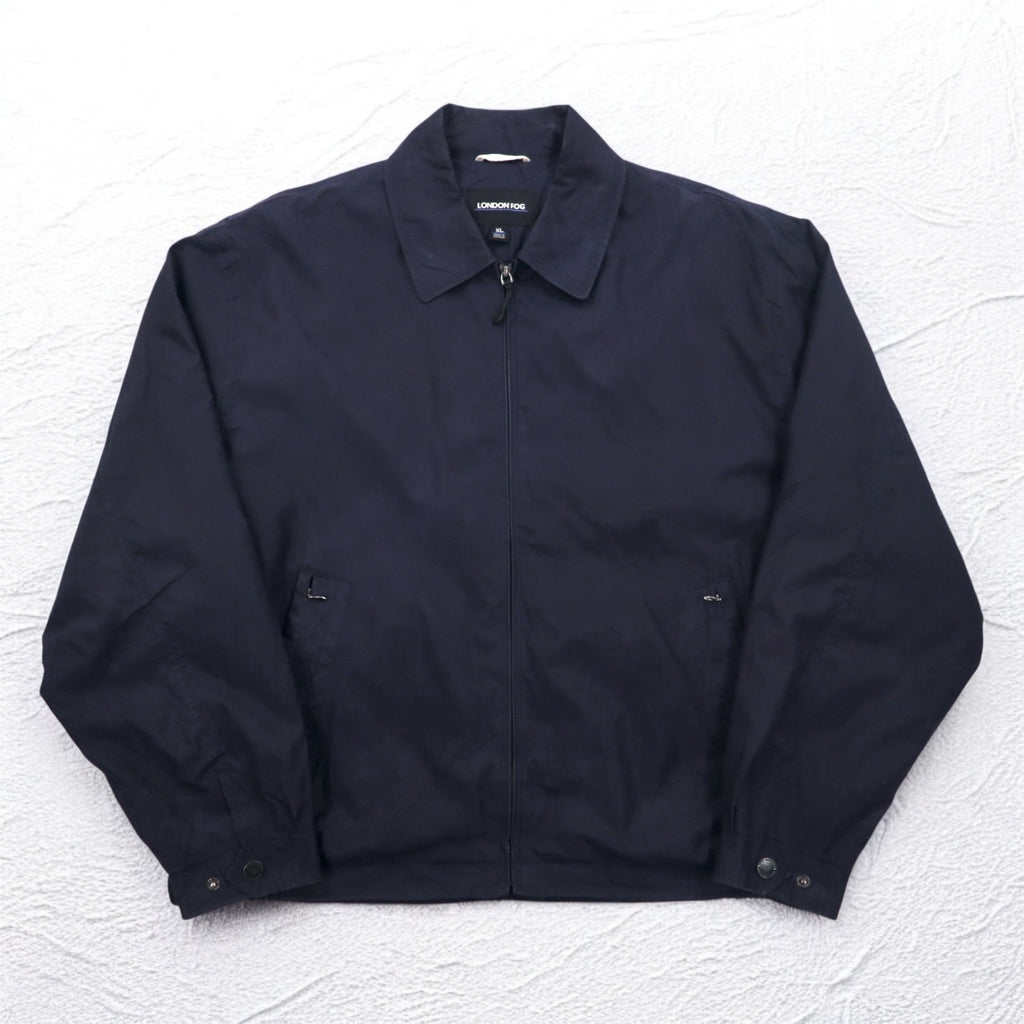 LONDON FOG スウィングトップ ハリントンジャケット XL ネイビー メッシュライナー