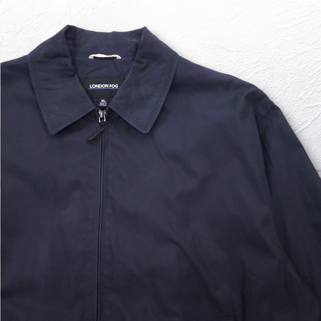 LONDON FOG スウィングトップ ハリントンジャケット XL ネイビー メッシュライナー