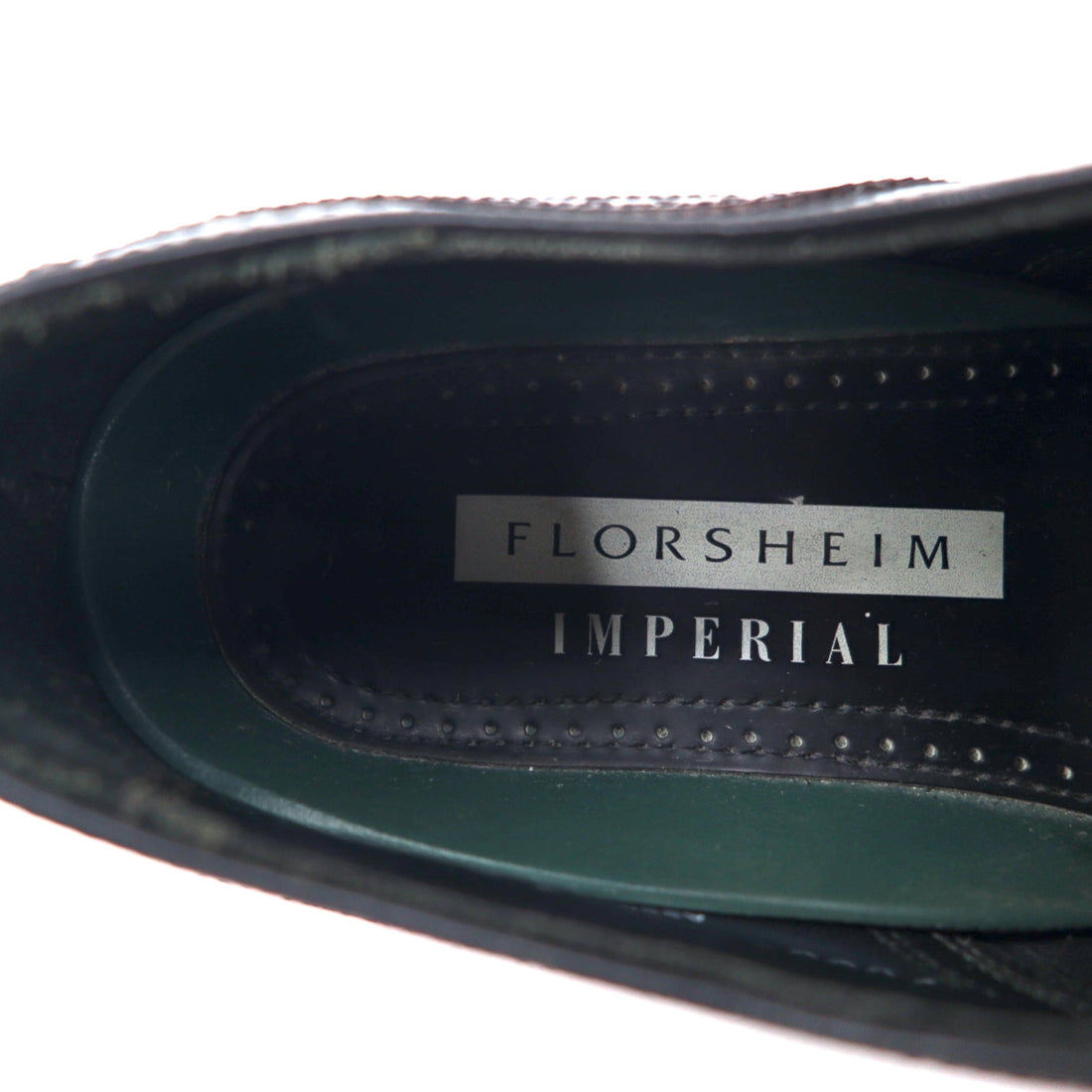 FLORSHEIM IMPERIAL Wingtip Oxford Shoes, Made in USA, Size 26.5cm, Bordeaux Leather, 93351