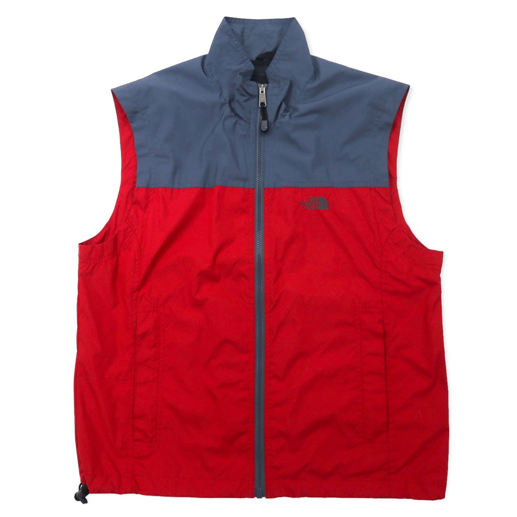 日本然リトテ-古着オンライン-THE NORTH FACE ハイドレナベスト L レッド ポリエステル 撥水 ワンポイントロゴ刺繍 NP-2802-THE NORTH FACE Hydrena VEST L Red polyester water-repellent one-point logo embroidery NP-2802