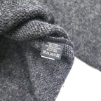 Eddie Bauer 90年代 USA製 Vネック ニット セーター L グレー ウール ラインデザイン