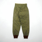 90s Vintage Army Pants 90年代 チェコスロバキア軍 M85 キルティング ライナーパンツ S 中綿 オニオンキルト 裾リブ ミリタリー 旧東欧軍 OZKN