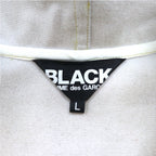 BLACK comme des GARCONS ジップパーカー L メタリック ゴールド AD2018 日本製