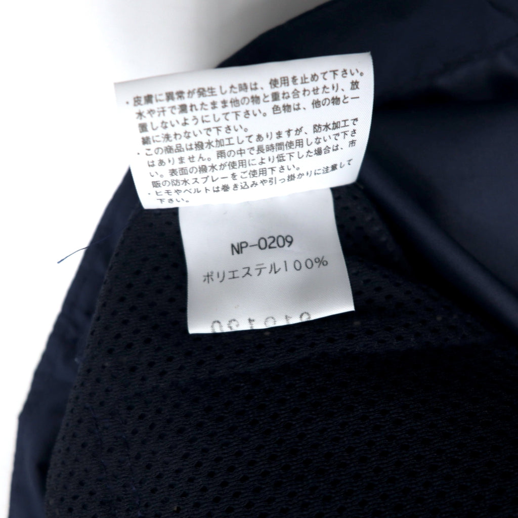 THE NORTH FACE アノラックパーカー M ネイビー ポリエステル ポケッタブル ワンポイントロゴ刺繍 NP0209 日本製