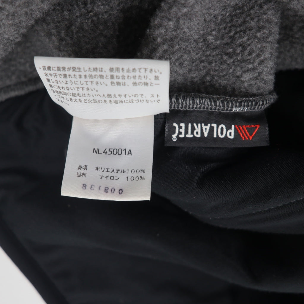 THE NORTH FACE デナリジャケット フリース LL グレー ポリエステル POLARTEC ワンポイントロゴ刺繍 NL45001A