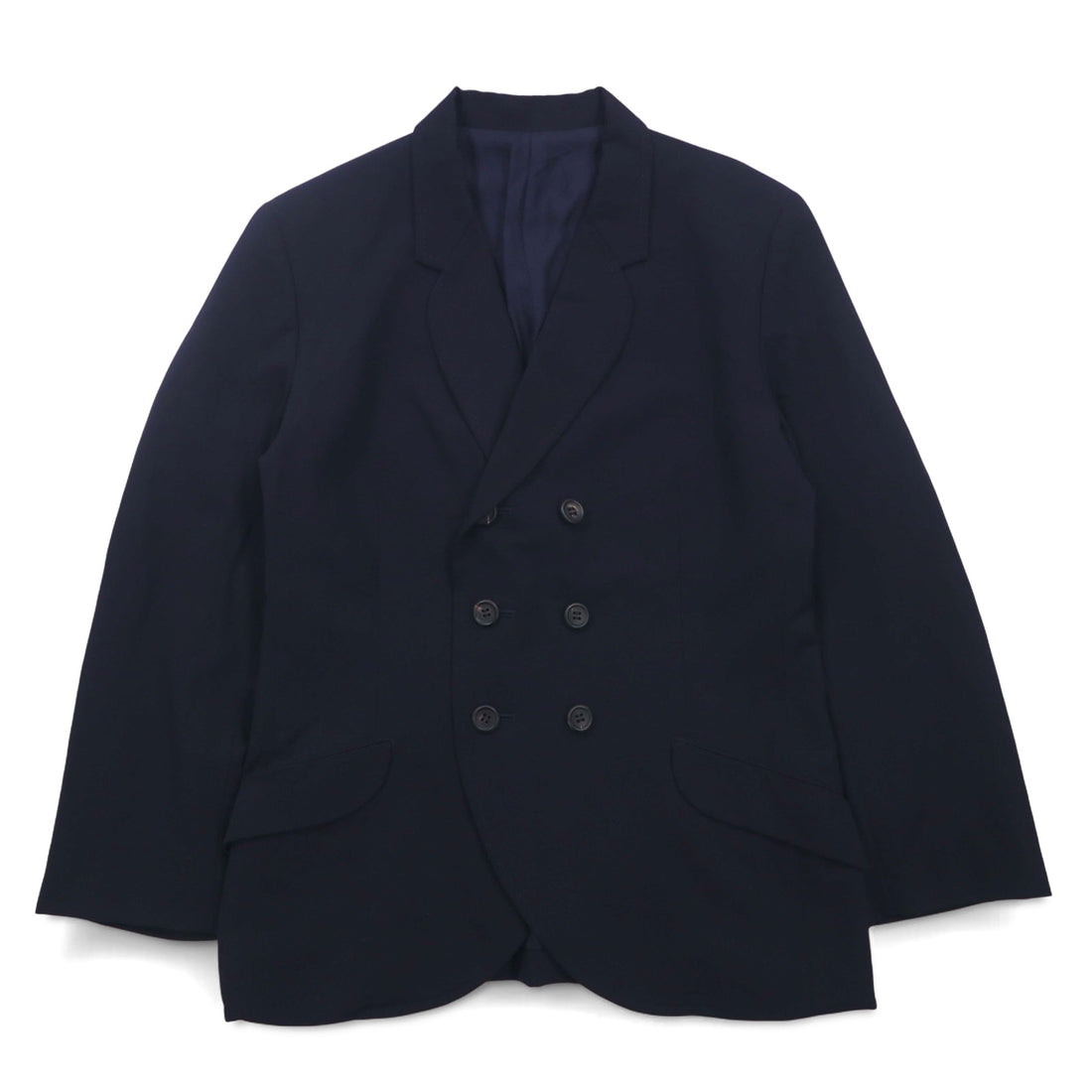 Y's 90s Double-breasted Tailored Jacket Blazer Navy Blazer S Navy Gabardine YT-J06_100 Made in Japan