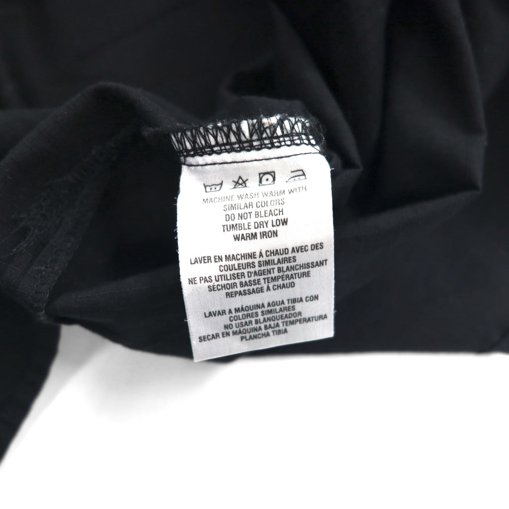 HARLEY DAVIDSON チェッカーフラッグ レーシングシャツ 2XL ブラック ロゴワッペン 胸ポケット
