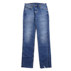 日本然リトテ-古着オンライン-Levi's 511 スリムフィット サイドライン カットオフ デニムパンツ 29 ブルー コットン ジッパーフライ 04511-3327-Levi's 511 Slim Fit Sideline Cutoff Denim Pants 29 Blue Cotton Zipper Fly 04511-3327