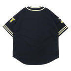 Colosseum SPORT 90s Baseball Shirt XXL Black Polyester NEW YORK Big Size