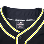 Colosseum SPORT 90s Baseball Shirt XXL Black Polyester NEW YORK Big Size