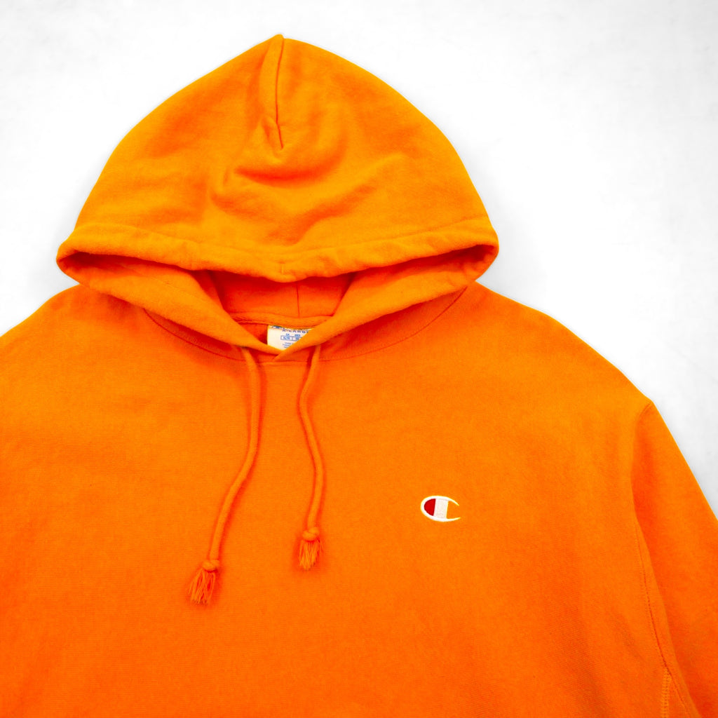 Champion Reverse Weave Pullover Hoodie, Size 3XL, Yellow, with Blue Single Tag, Reissue, Big Size