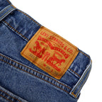 Levi's 511 Slim Fit Sideline Cut-Off Denim Pants Size 29 Blue Cotton Zipper Fly 04511-3327