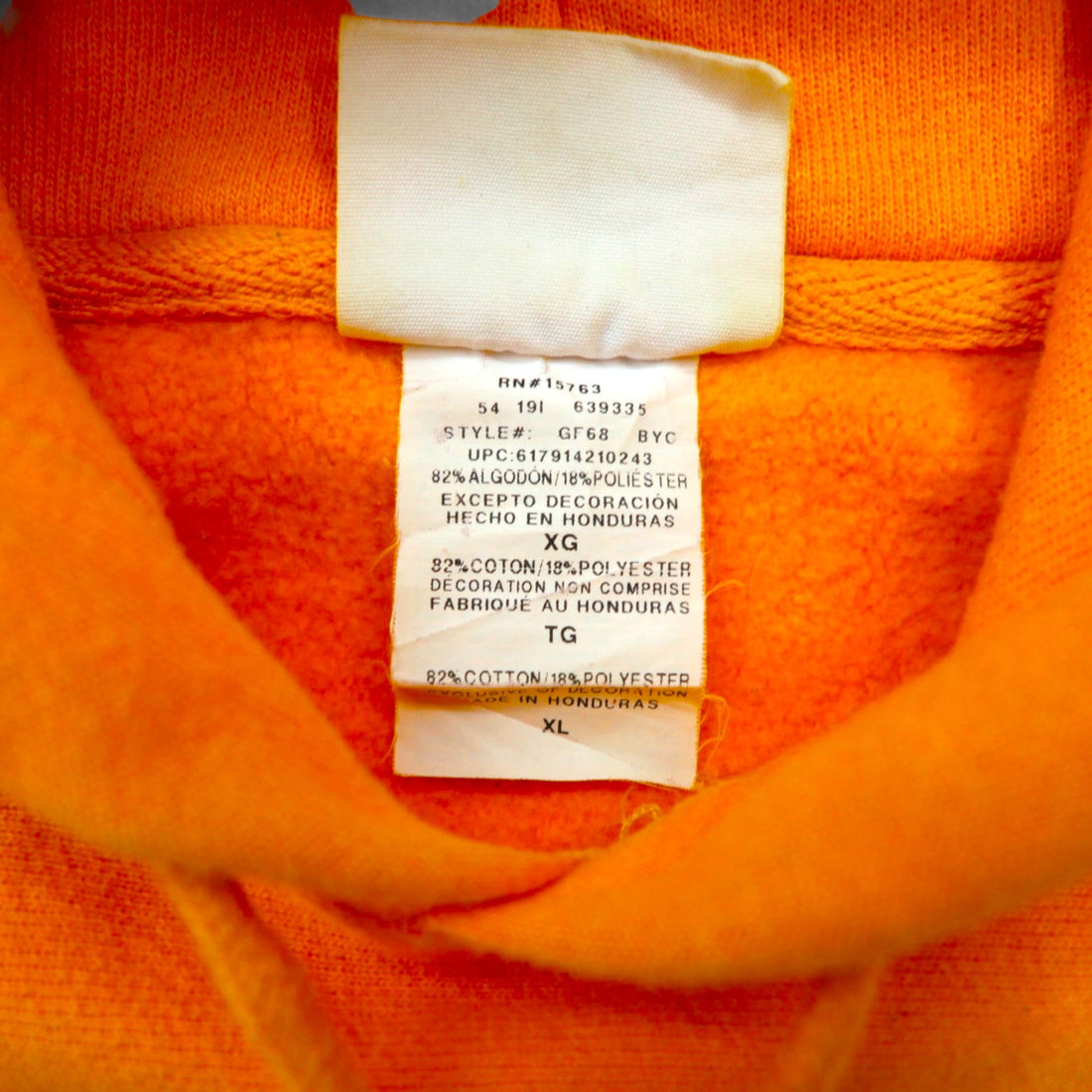 Champion Reverse Weave Pullover Hoodie, Size 3XL, Yellow, with Blue Single Tag, Reissue, Big Size