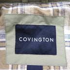 00s Vintage Harrington Jacket スウィングトップ ハリントンジャケット XL ベージュ 裏地 チェック COVINGTON