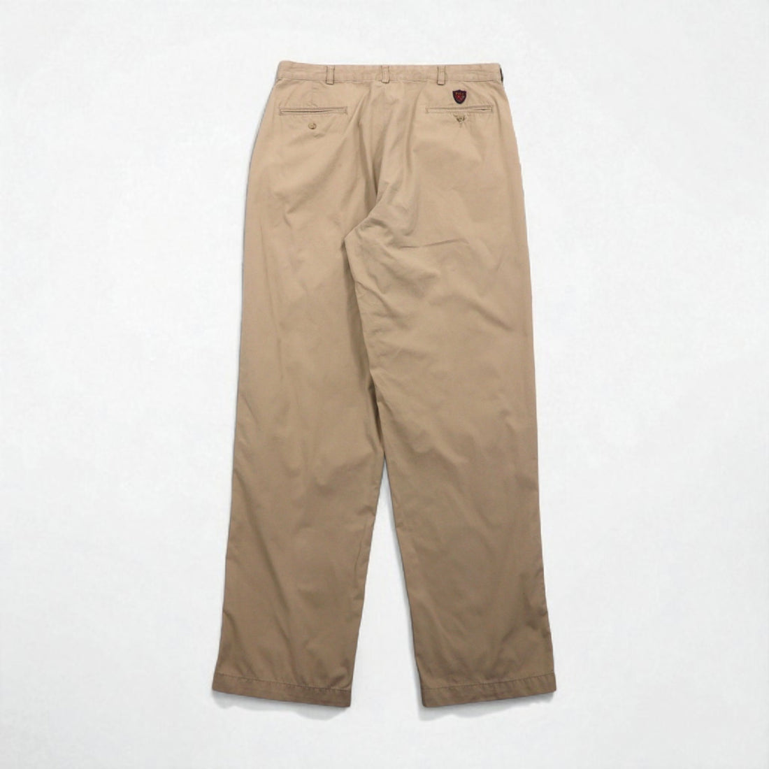 POLO GOLF RALPH LAUREN 90s 2-pleat wide-leg chino pants, size L, beige, cotton