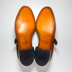 Loake イギリス製 モンクストラップ ドレスシューズ 28cm スエード 真鍮 バックル R404DS 未使用品 グッドイヤーウェルト製法