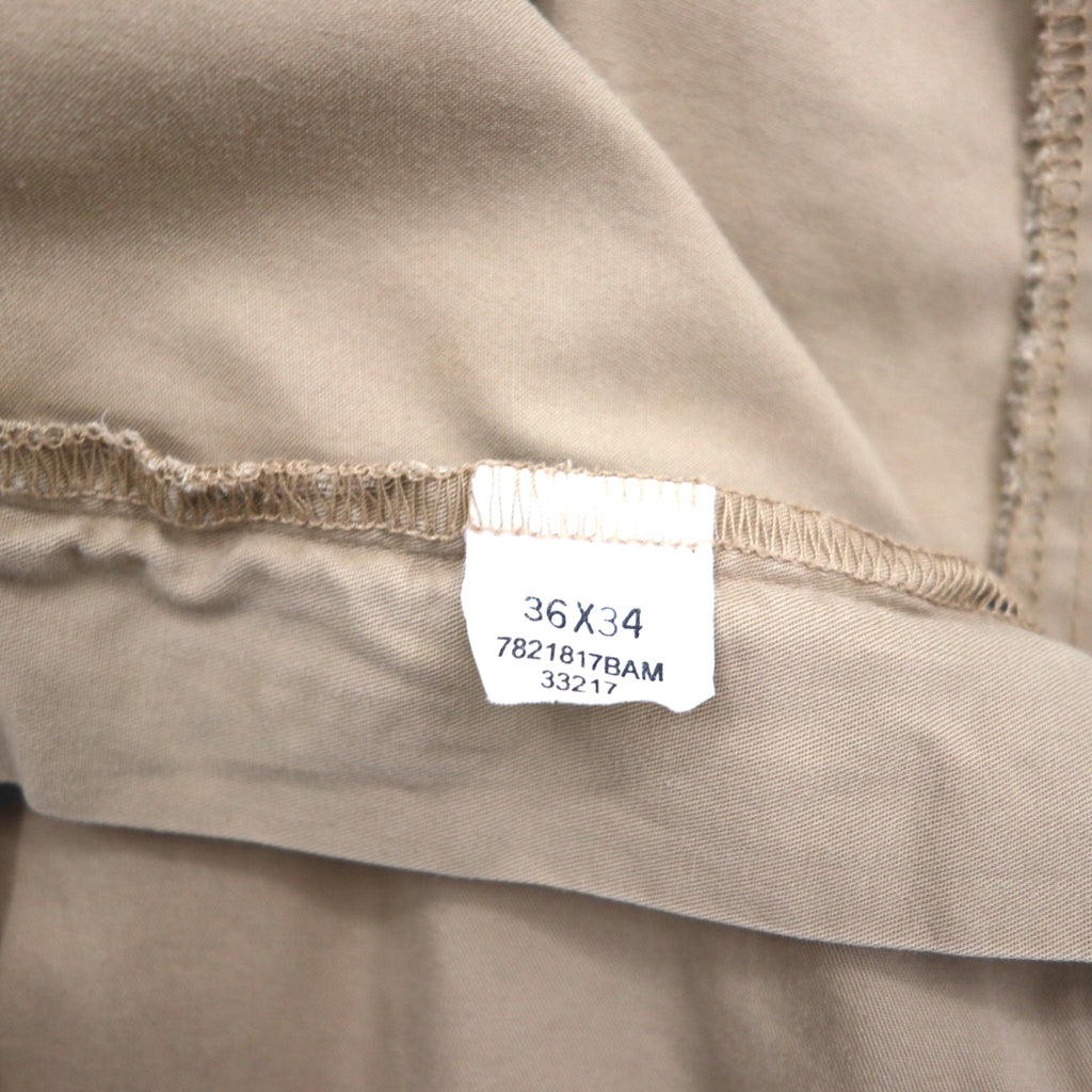 POLO GOLF RALPH LAUREN 90s 2-pleat wide-leg chino pants, size L, beige, cotton