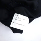 LANVIN en Bleu 3B Suit Set Up L Navy Striped Wool Made in Japan