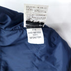 THE NORTH FACE Padded Mountain Parka S Navy Polyester Fleece Liner Logo Embroidery NT51803Z