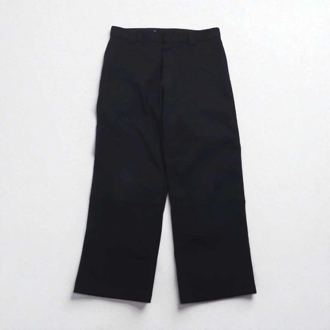 Dickies Loose Fit Double Knee Work Chino Pants, Size L, Black, 85283FBK, Made in Mexico