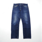 Levi's 00年代 イギリス製 521 ユーロモデル デニムパンツ ジーンズ L インディゴ 00521 0202