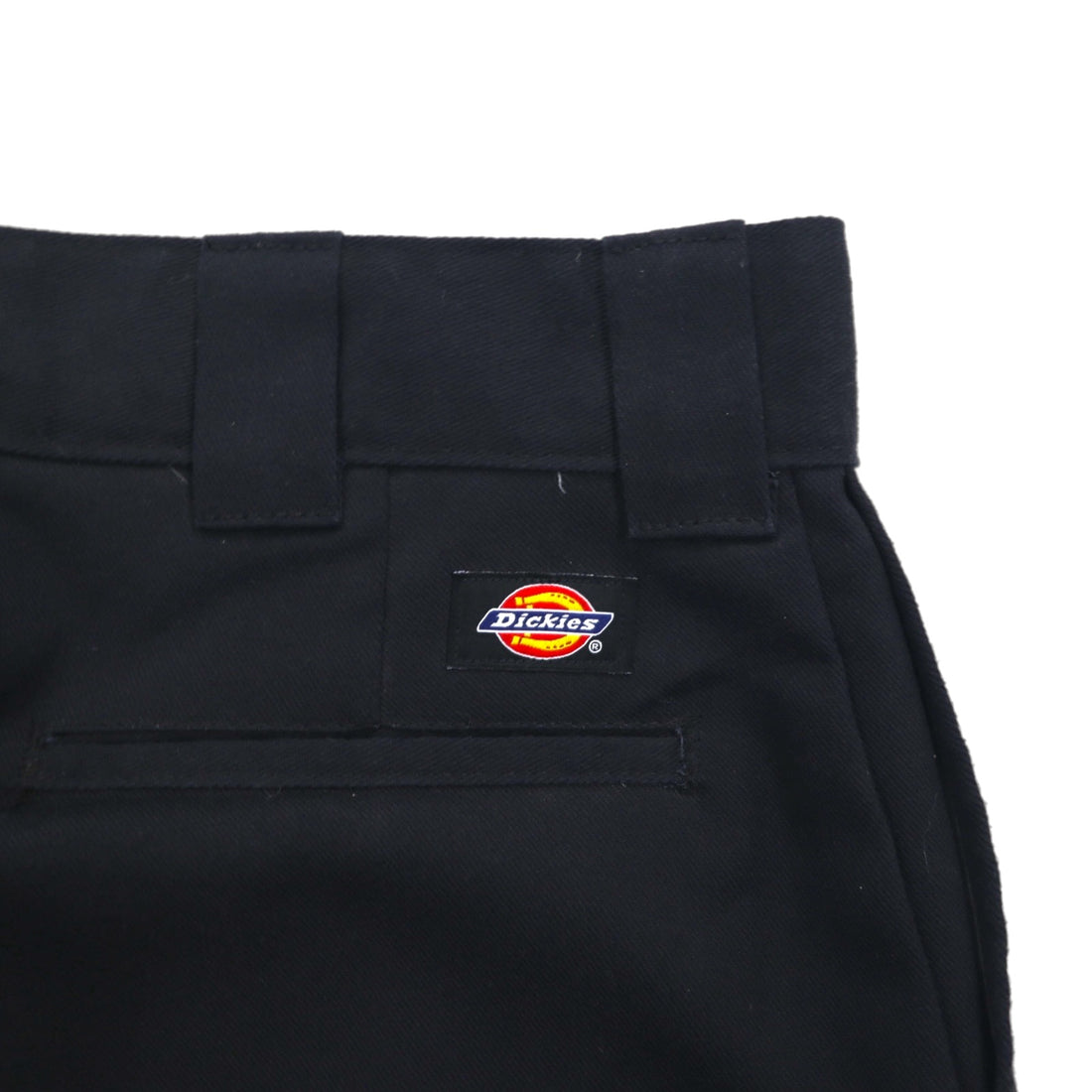 Dickies Loose Fit Double Knee Work Chino Pants, Size L, Black, 85283FBK, Made in Mexico