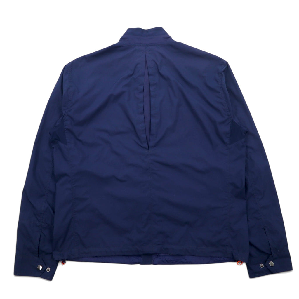 POLO GOLF RALPH LAUREN Swing Top Harrington Jacket L Navy Polyester Waterproof Packable Pony Print
