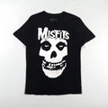 MISFITS Rock Band T-Shirt, Size M, Black Cotton, Crimson Ghost