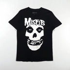 MISFITS Rock Band T-Shirt, Size M, Black Cotton, Crimson Ghost