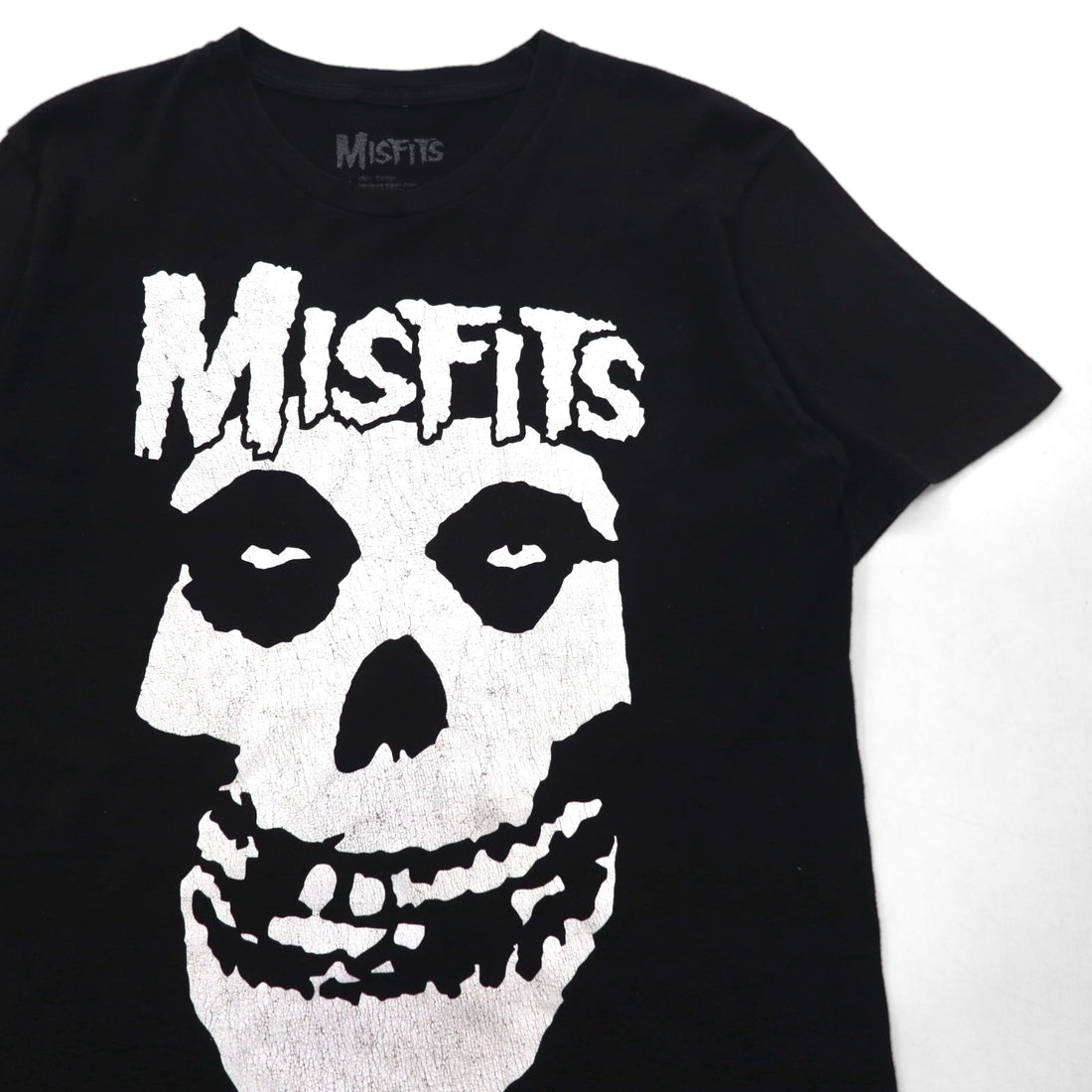 MISFITS Rock Band T-Shirt, Size M, Black Cotton, Crimson Ghost